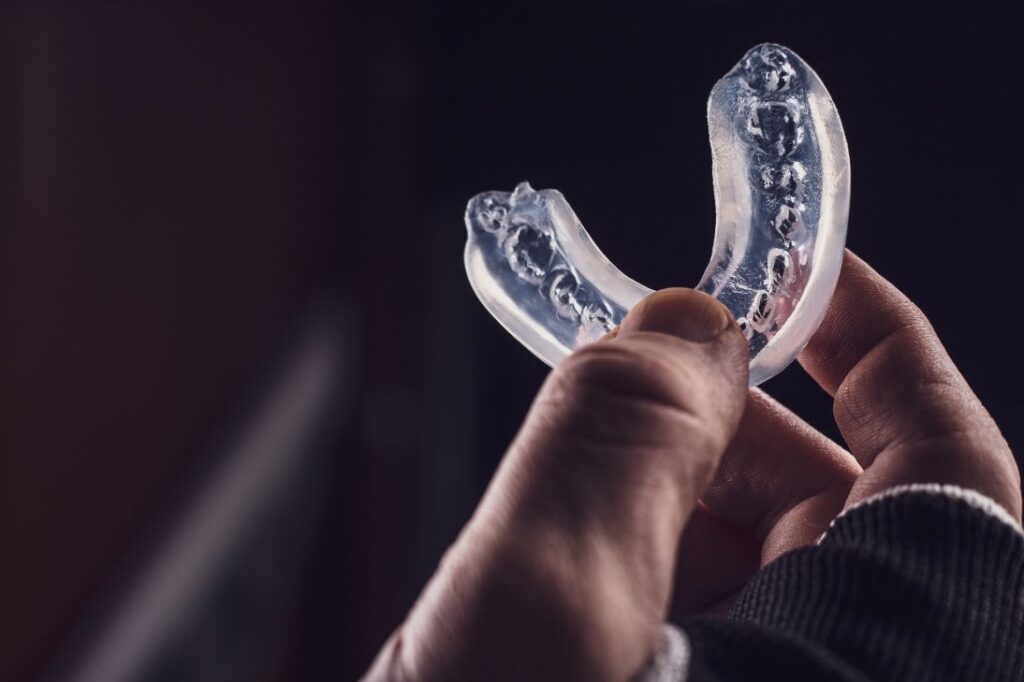 A sports mouthguard